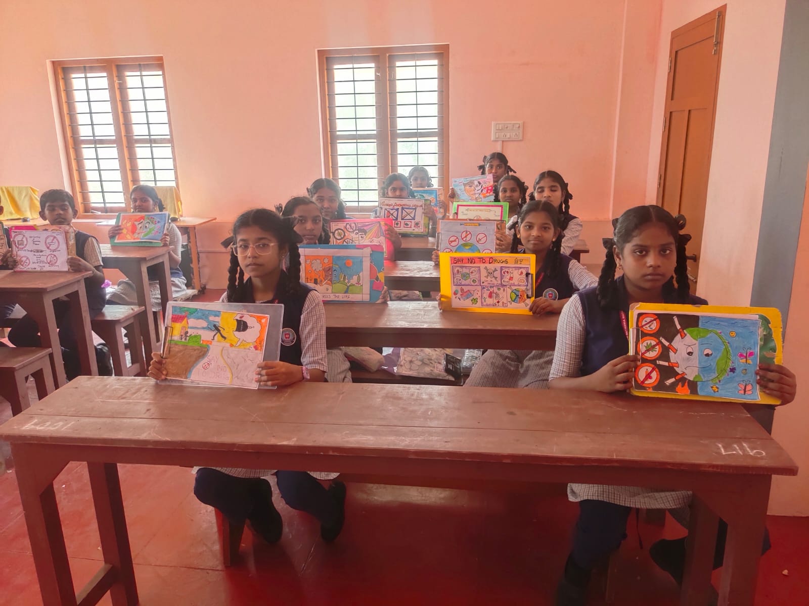 Students during learning activity